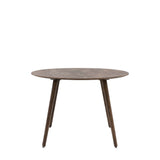 Ghedi Girola Round Dining Table Smoked — SantoLusso®