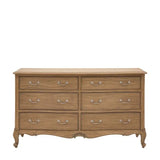 Ghedi Bayas 6 Drawer Chest Weathered — SantoLusso®
