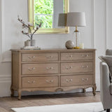 Ghedi Bayas 6 Drawer Chest Weathered — SantoLusso®