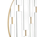 Ghedi Yunella Round Mirror Champagne — SantoLusso®