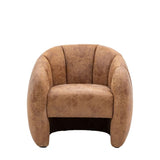 Ghedi Zayna Tub Chair Antique Tan Leather — SantoLusso®