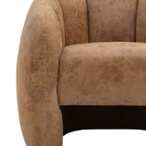 Ghedi Zayna Tub Chair Antique Tan Leather — SantoLusso®