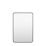 Ghedi Rivagli Rectangle Mirror Black — SantoLusso®