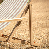 Ghedi Ippazio Deck Chair Clay Stripe — SantoLusso®