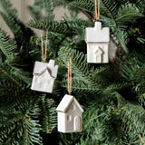 Ghedi Pearly White Hanging House Ornaments 3pk — SantoLusso®