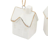 Ghedi Pearly White Hanging House Ornaments 3pk — SantoLusso®