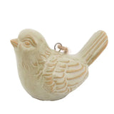 Ghedi Pearly White Hanging Bird Ornaments 3pk — SantoLusso®