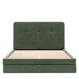 Ghedi Teziano 2 Drawer Bedstead Double Green — SantoLusso®