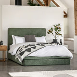 Ghedi Teziano 2 Drawer Bedstead Double Green — SantoLusso®