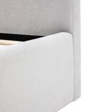 Ghedi Teziano 2 Drawer Bedstead King Taupe — SantoLusso®