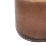 Ghedi Glass Filled Candle Small Brown Pomegranate — SantoLusso®