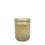 Ghedi Filled Glass Candle Large Green — SantoLusso®