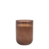 Ghedi Glass Filled Candle Large Brown Pomegranate — SantoLusso®