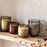 Ghedi Glass Filled Candle Large Smoke Rose Oud — SantoLusso®