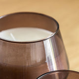 Ghedi Glass Filled Candle Brown Oud Rose 2pk — SantoLusso®