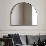Ghedi Rivagli Overmantle Mirror Black — SantoLusso®