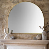 Ghedi Rivagli Overmantle Mirror Gold — SantoLusso®