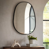 Ghedi Rivagli Pebble Mirror Black Large — SantoLusso®