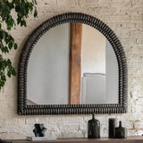 Ghedi Cadressa Arch Overmantle Black Wash — SantoLusso®