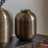 Ghedi Kasai Metal Vase Small — SantoLusso®