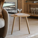 Ghedi Girola Side Table Natural — SantoLusso®