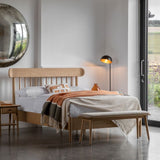 Ghedi Girola King Spindle Bed Natural — SantoLusso®