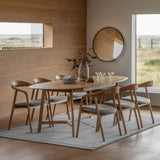Ghedi Cabrera Extending Dining Table Oak — SantoLusso®