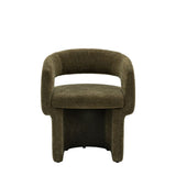 Ghedi Tempo Dining Chair Green Boucle — SantoLusso®