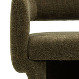 Ghedi Tempo Dining Chair Green Boucle — SantoLusso®