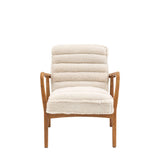 Ghedi Canello Armchair Cream Sheepskin — SantoLusso®
