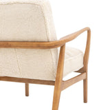 Ghedi Canello Armchair Cream Sheepskin — SantoLusso®