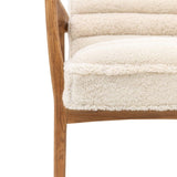 Ghedi Canello Armchair Cream Sheepskin — SantoLusso®