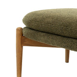 Ghedi Canello Footstool Green Boucle — SantoLusso®