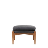 Ghedi Canello Footstool Antique Ebony — SantoLusso®