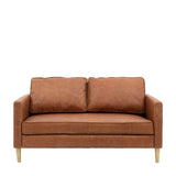 Ghedi Racello 2 Seater Sofa Vintage Brown Leather — SantoLusso®