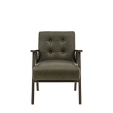 Ghedi Heta Armchair Heritage Green Leather — SantoLusso®
