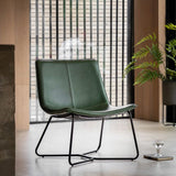 Ghedi Mosso Lounge Chair Green — SantoLusso®