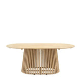 Ghedi Tesanti Oval Dining Table 6 Seater — SantoLusso®