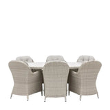 Ghedi Granna 6 Seater Oval Dining Set — SantoLusso®