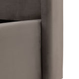 Ghedi Modina King Bed Taupe — SantoLusso®