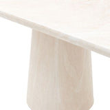 Ghedi Senza Oval Dining Table Travertine — SantoLusso®