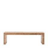 Ghedi Zalme Dining Bench Natural — SantoLusso®