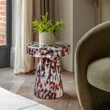 Ghedi Zorra Side Table Leopard — SantoLusso®