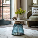 Ghedi Sierra Coffee Table Blue — SantoLusso®