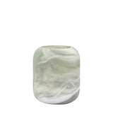 Ghedi Caldeira Handblown Glass Vase Wide Sage — SantoLusso®