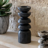 Ghedi Azuaga Marble Tealight Candlestick Grey — SantoLusso®