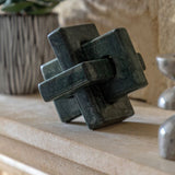 Ghedi Amadora Link Marble Square Green — SantoLusso®