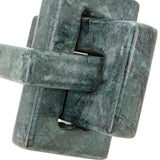 Ghedi Amadora Link Marble Square Green — SantoLusso®