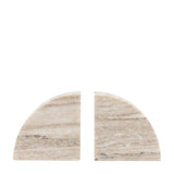 Ghedi Tamera Marble Bookend Set of 2 Sandstone — SantoLusso®