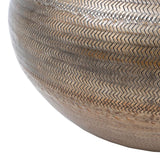 Ghedi Artistic Aluminium Wide Vase Arrow Antique Brass — SantoLusso®